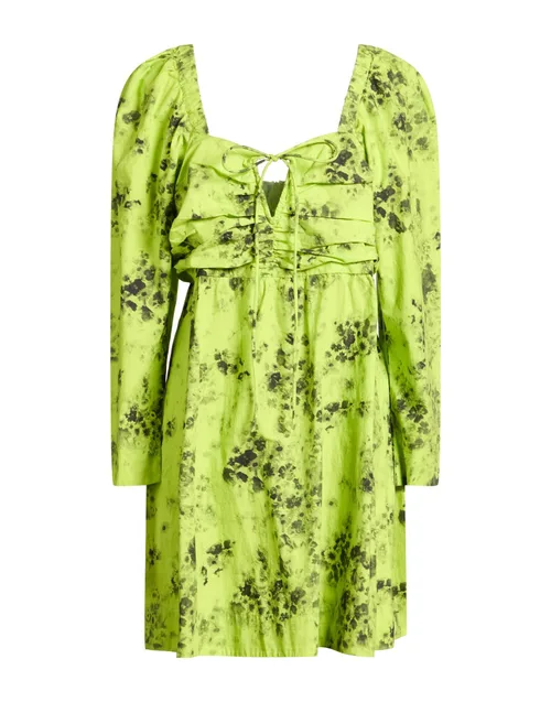 ganni lime green dress Woman Mini Size 14 Organic cotton from $189.82 custom_reception ready