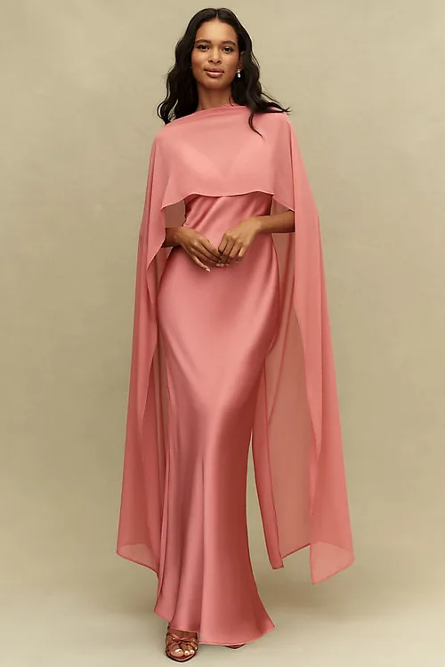 bhldn selma halter-neck satin maxi dress High-Shine from $321.87 Halter neckline